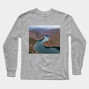 Red Hills, Green River Scenery Long Sleeve T-Shirt